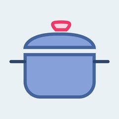cooking pot vector illustration