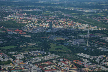 Olympia Stadion in München von oben 5.7.2020 © Robert