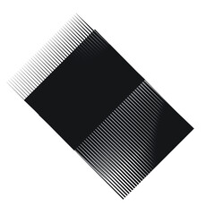 Speed Lines in arrow Form . Vector Illustration .Technology  Logo . Design element . Abstract Geometric shape . 