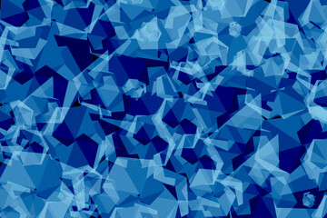 abstract image blue color figures textures