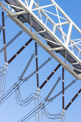 New Dutch electricity distribution station with large isolators