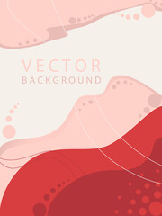vector abstract background with hearts