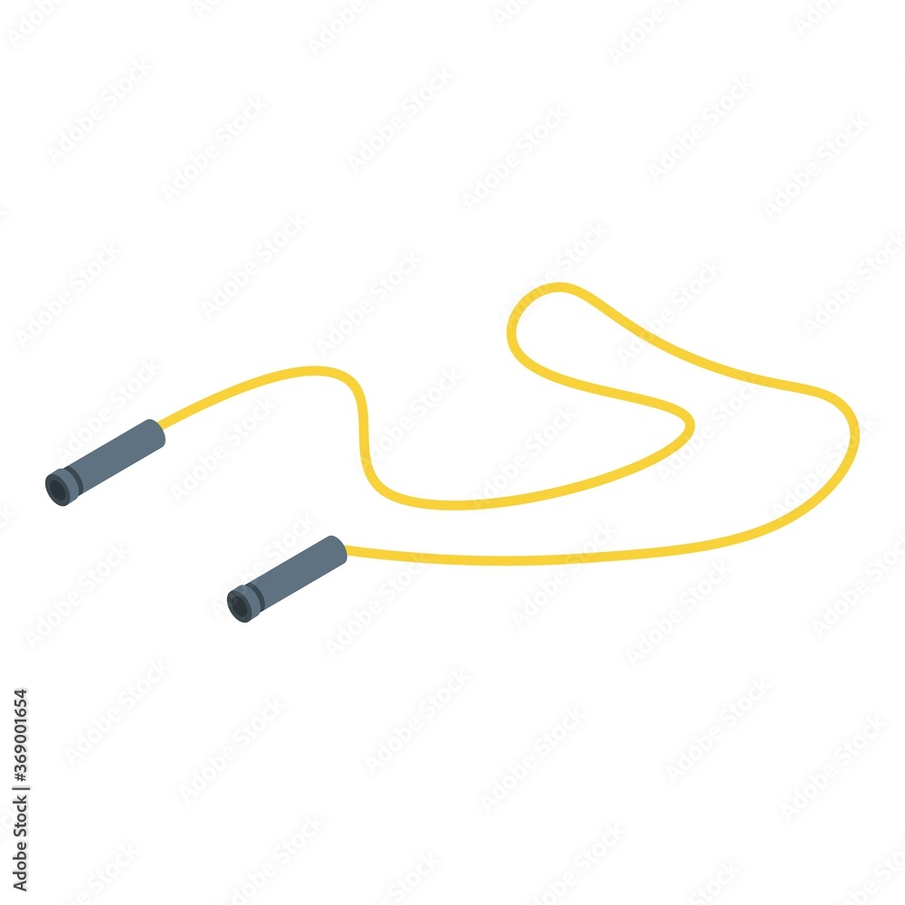 Aufkleber jump rope icon. isometric of jump rope vector icon for web design isolated on white background