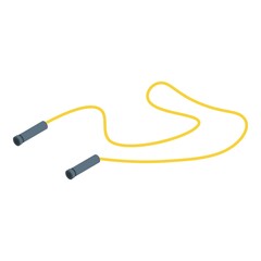 Jump rope icon. Isometric of jump rope vector icon for web design isolated on white background
