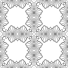 Seamless pattern. Vintage decorative elements