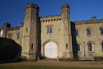Fototapeta na wymiar Chiddingstone Castle, Edenbridge, Kent, England
