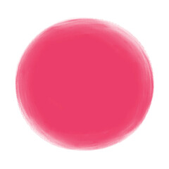 water color pink circle frame