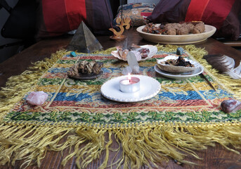 spiritual table objects