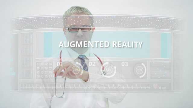 Scrolling to AUGMENTED REALITY tab on a modern computer screen