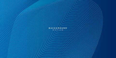 Blue abstract background vector with blank space for text