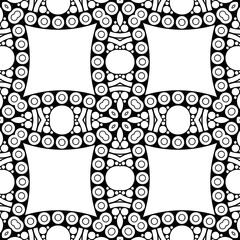 Seamless pattern. Vintage decorative elements