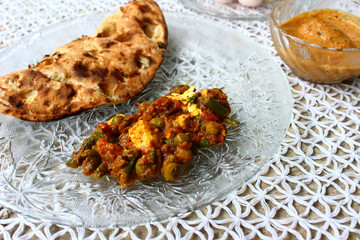Tandoori roti, mixed vegetable and malai kofta