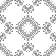 Seamless pattern. Vintage decorative elements