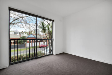 Empty and unfurnished brand new apartment