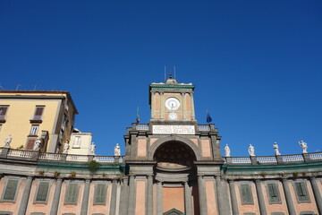 Fototapeta na wymiar Piazza Dante in Naples town in Campania, Italy