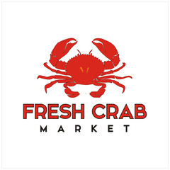  vintage Seafood Red Crab Lobster Crayfish Prawn Shrimp for market, restaurant luxury logo design inspiration