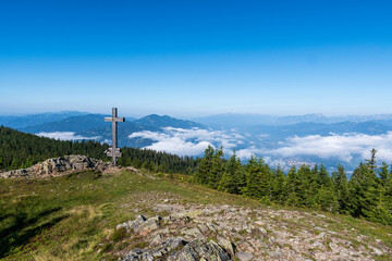 Fototapeta premium summit cross on 
