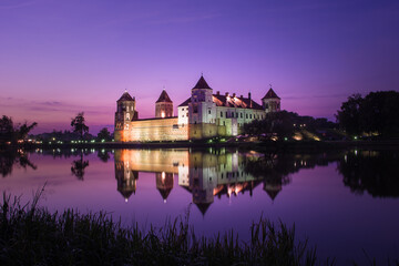 Fototapeta premium night view of the castle