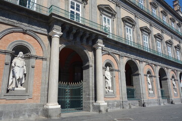 Royal palace of Naples town in Campania, Italy