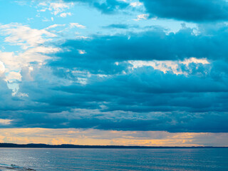 The Baltic Sea at sunset