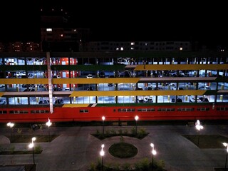 
Beautiful boulevard in the night city