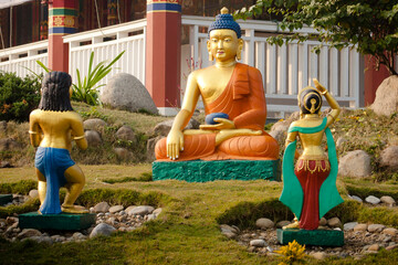 Buddha in Lumbini, Nepal