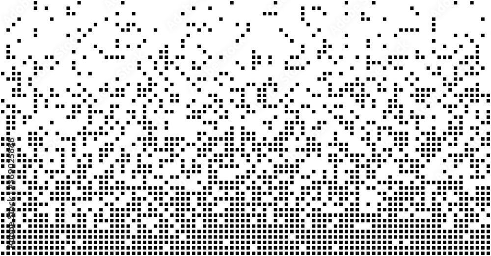 Aufkleber abstract pixel gradient seamless horizontal background