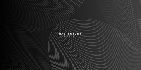 Black abstract background with dark concept. Vector Illustration.