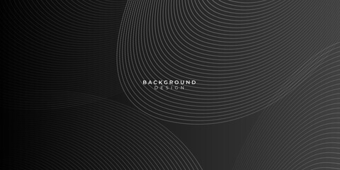 Black abstract background with dark concept. Vector Illustration.