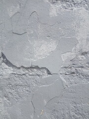 Gray paint old cracked background, wall background 