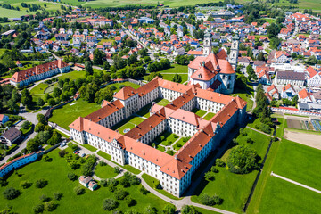 Ottobeuren Abbey, Unterallgäu, Swabia, Bavaria, Germany