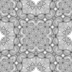 Seamless pattern. Vintage decorative elements