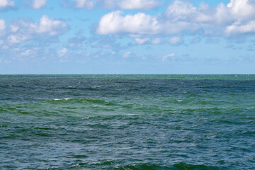 Beautifully colored water in the Baltic Sea