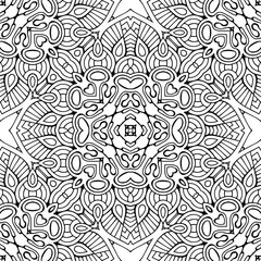 Fototapeta premium Seamless pattern. Vintage decorative elements