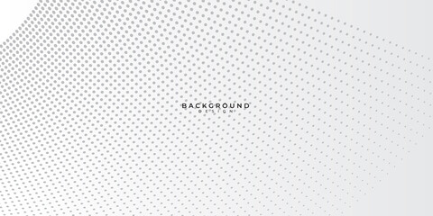 Modern halftone white and grey background. Design decoration concept for web layout, poster, banner