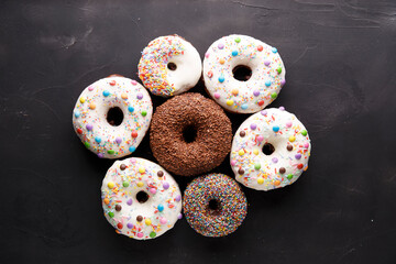 donuts colorful