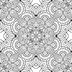 Fototapeta premium Seamless pattern. Vintage decorative elements