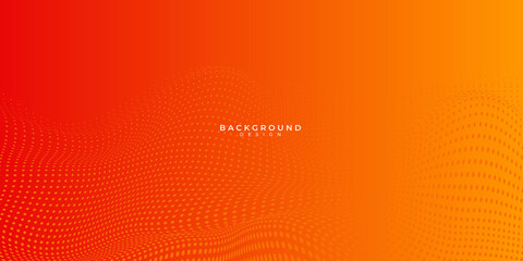 Abstract orange yellow halftone background. Yellow and orange pop art retro comic background with halftone dots design vector illustration 