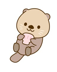 ラッコのイラスト