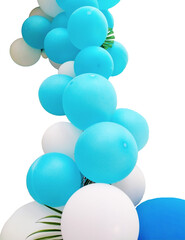 color balloons for decorate the place