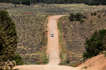 Glendale Bench Rd am Rande des Bryce Canyon National Park, Utah, USA