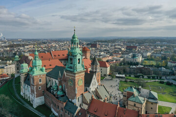 Fototapeta na wymiar Krakow Poland, Wawel Castle