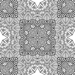 Seamless pattern. Vintage decorative elements