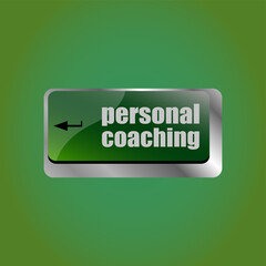 Keyboard key with enter button banking, business concept