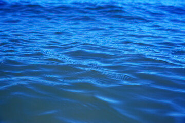 Beautiful sea water with waves as background