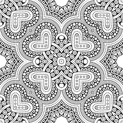 Seamless pattern. Vintage decorative elements