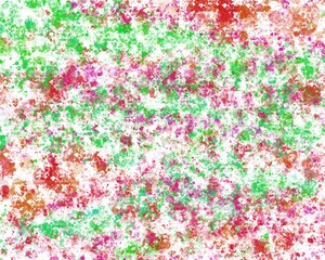Very colorful abstract splashing randomly directions on white background. Drops and spray splash for wrapping paper, wallpaper, backdrop and etc.