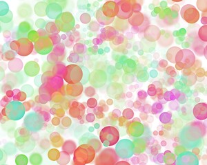 Beautiful bokeh light on white background. Blurry bokeh background for banner, wallpaper, backdrop and etc.