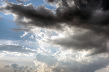 Fototapeta premium sky with clouds before the storm