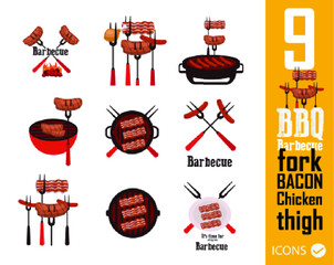 Barbecue icons